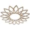 Ekena Millwork Daisy Wood Fretwork Pierced Ceiling Medallion, Red Oak, 22"OD x 7 5/8"ID x 1/4"T CMWP22X22X0250DARO - alternate 2